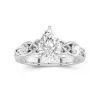 2.00ct Moissanite Engagement Ring 14K White Gold