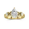 2.00ct Moissanite Engagement Ring 14K Gold