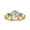 1.50ct Moissanite Engagement Ring 14K Gold