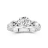 1.50ct Moissanite Engagement Ring 18K White Gold