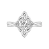 Celtic Knot Solitaire Engagement Ring 1.00ct Moissanite