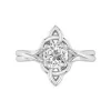 Celtic Knot Solitaire Engagement Ring 1.00ct Moissanite