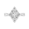 Noeud celtique Solitaire Bague de fiançailles 1.00ct Moissanite