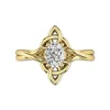 Celtic Knot Solitaire Engagement Ring 1.00ct Moissanite