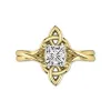 Celtic Knot Solitaire Engagement Ring 1.00ct Moissanite