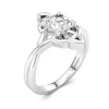 Celtic Knot Solitaire Engagement Ring 1.00ct Moissanite