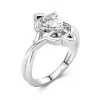 Celtic Knot Solitaire Engagement Ring 1.00ct Moissanite