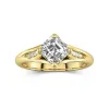 1.50ct Moissanite Engagement Ring 14K Gold