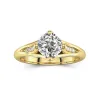 1.50ct Moissanite Engagement Ring 14K Gold