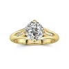 2.00ct Moissanite Engagement Ring 14K Gold