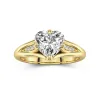 2.00ct Moissanite Engagement Ring 14K Gold