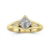 1.50ct Moissanite Engagement Ring 14K Gold