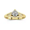 1.00ct Moissanite Engagement Ring 14K Gold