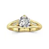 1.50ct Moissanite Engagement Ring 14K Gold