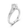 1.50ct Moissanite Engagement Ring 14K White Gold