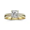 2.00ct Moissanite Engagement Ring 14K Gold