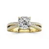 1.50ct Moissanite Engagement Ring 14K Gold