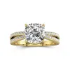 2.00ct Moissanite Engagement Ring 14K Gold