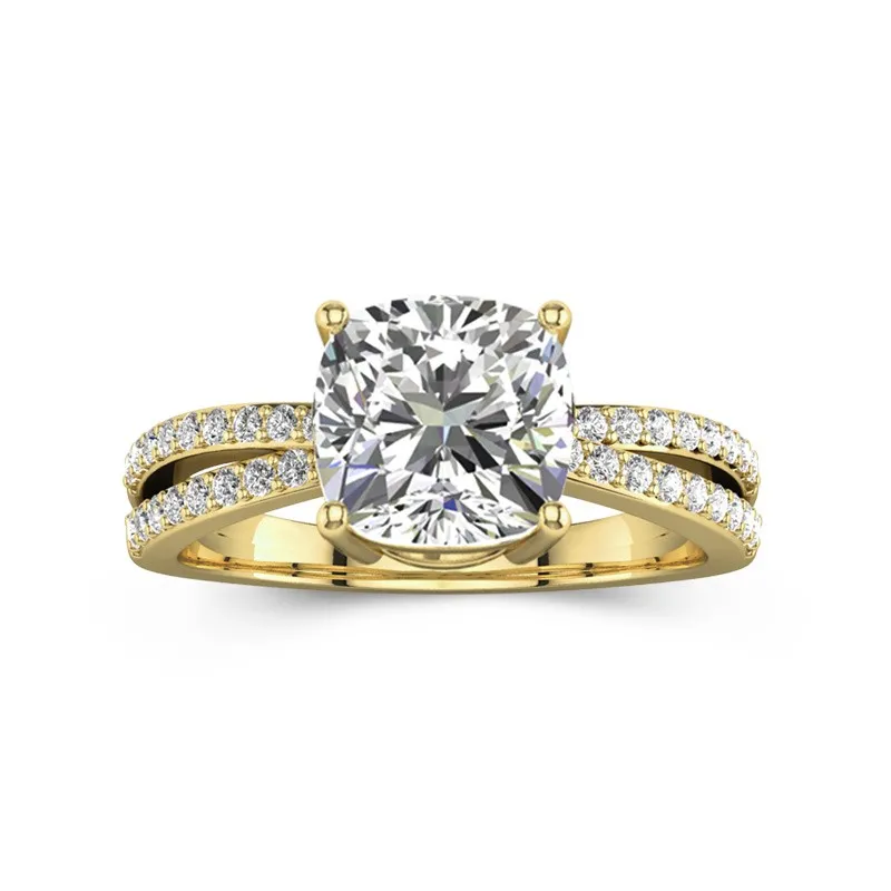 Prong Engagement Ring 2.00ct Moissanite