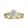 1.50ct Moissanite Engagement Ring 14K Gold