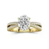 2.00ct Moissanite Engagement Ring 14K Gold