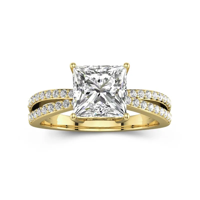 Prong Engagement Ring 2.00ct Moissanite