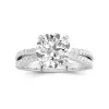 2.00ct Moissanite Bague de fiançailles Or blanc 14 carats