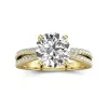 2.00ct Moissanite Engagement Ring 14K Gold