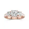 1.00ct Moissanite Engagement Ring 925 Sterling Silver