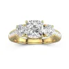 1.50ct Moissanite Engagement Ring 925 Sterling Silver