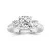 2.00ct Moissanite Bague de fiançailles Argent sterling 925