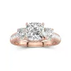 2.00ct Moissanite Engagement Ring 925 Sterling Silver