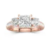 1.50ct Moissanite Engagement Ring 925 Sterling Silver