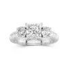 Glory Princess 1.00ct Moissanite Engagement Ring