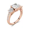 1.00ct Moissanite Engagement Ring 925 Sterling Silver