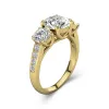 1.50ct Moissanite Engagement Ring 925 Sterling Silver