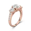 2.00ct Moissanite Bague de fiançailles Argent sterling 925