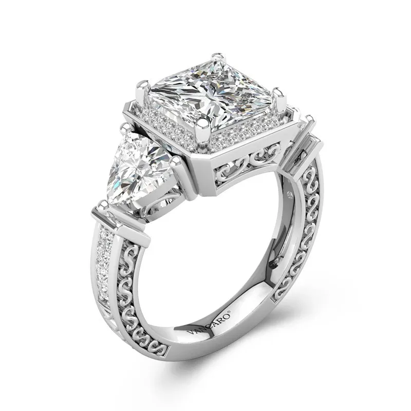 925 Sterling Silver Engagement Ring