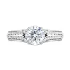 Pavé Engagement Ring 1.25ct Moissanite