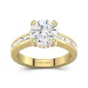 Prong Engagement Ring 3.50ct Moissanite