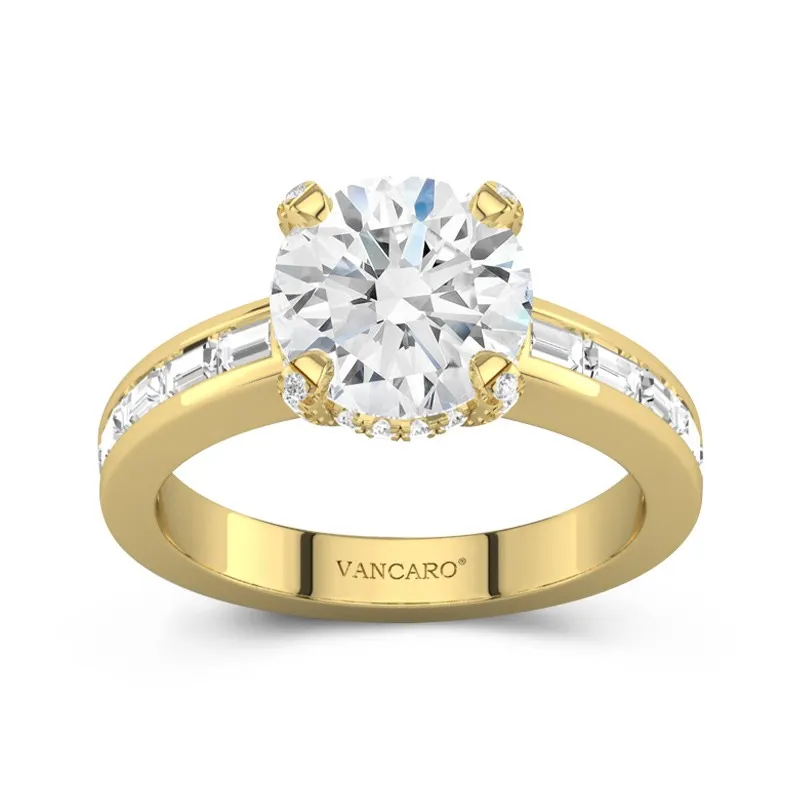 Prong Engagement Ring 3.50ct Moissanite