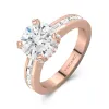 Prong Engagement Ring 3.50ct Moissanite