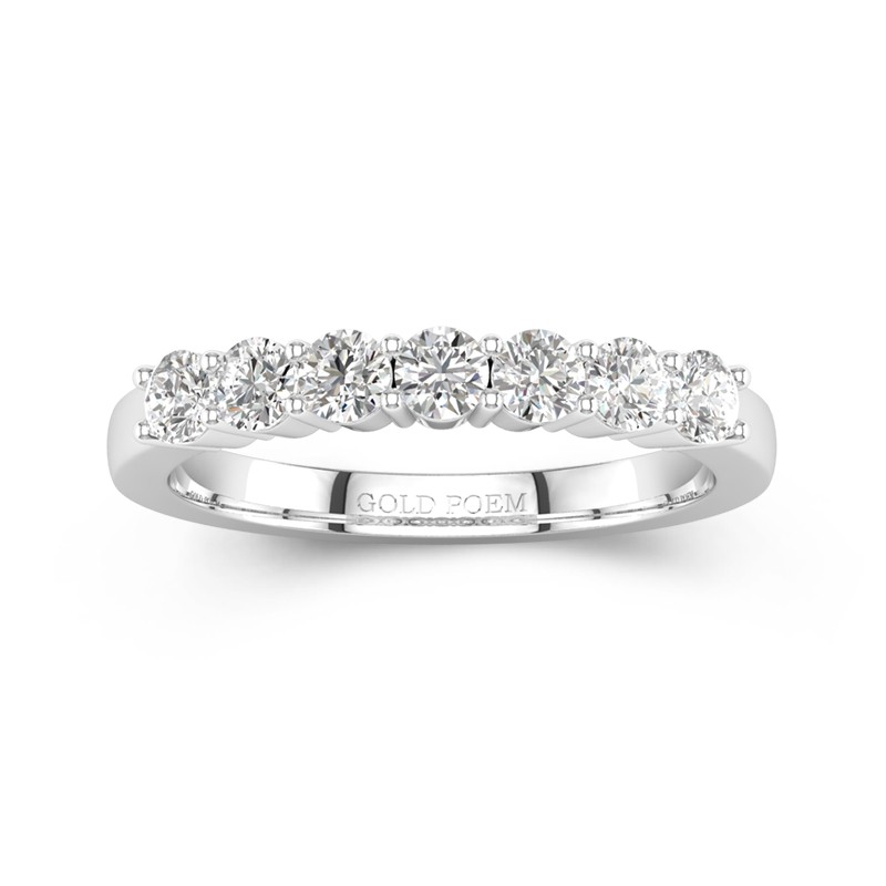 Stackable Moissanite Wedding Ring