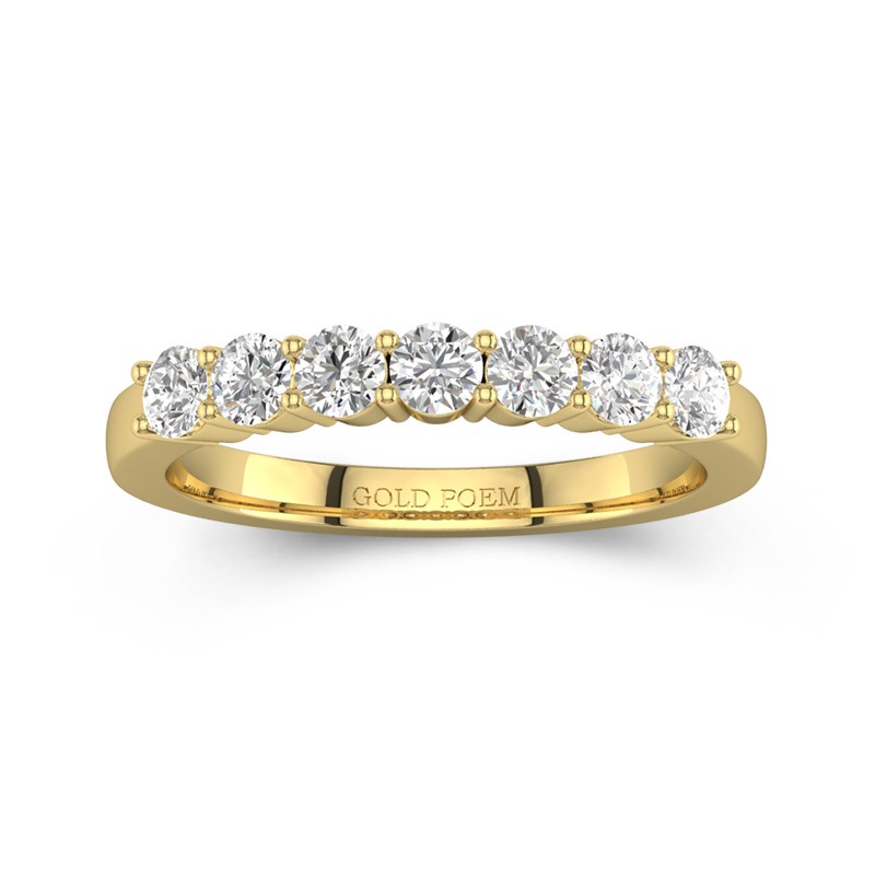 Stackable Moissanite Wedding Ring