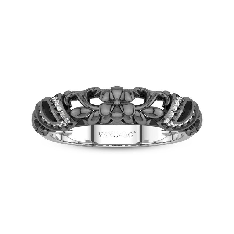 925 Sterling Silver Straight Shank Wedding Ring