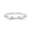 925 Sterling Silver Half Eternity Wedding Ring