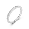 925 Sterling Silver Half Eternity Wedding Ring