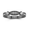 925 Sterling Silver Half Eternity Wedding Ring