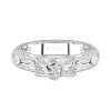 925 Sterling Silver Traditional Shank Wedding Ring