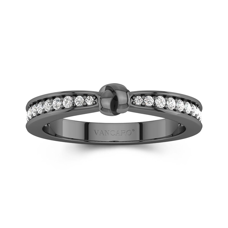 925 Sterling Silver Half Eternity Wedding Ring